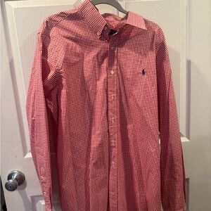 Ralph Lauren Red Casual Button Down Shirt